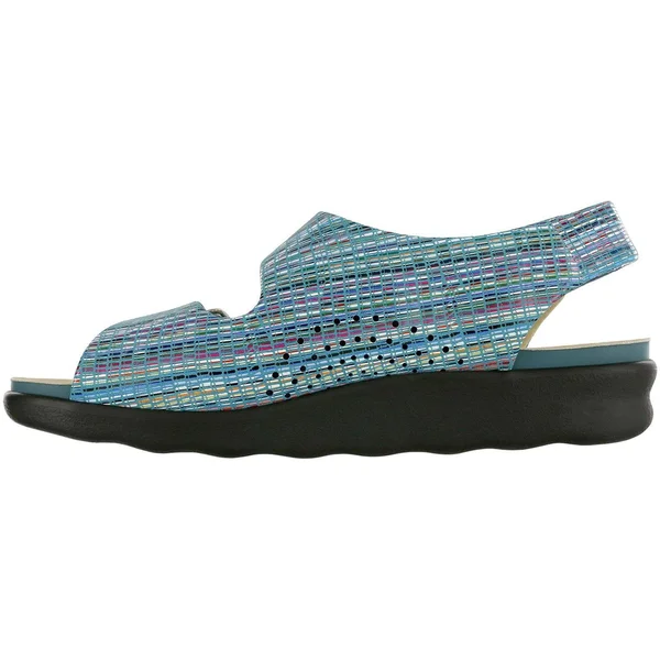 SAS Women's Relaxed Rainbow Teal 6.5 Wide