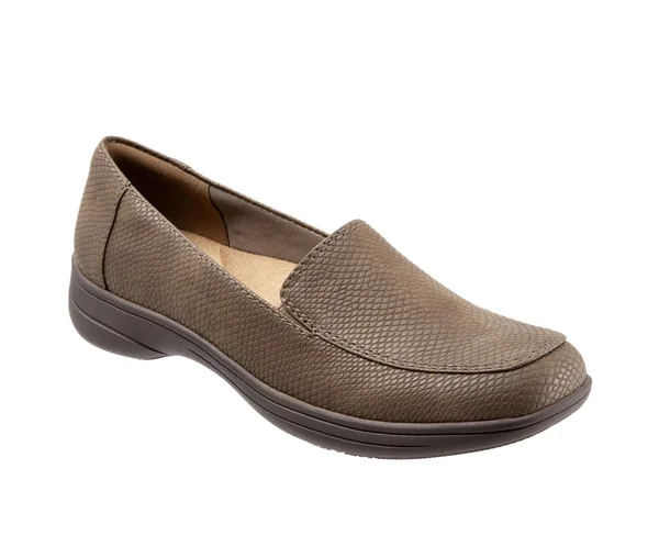 Trotters Women's Jacob Loafer - Size: 11, Dark Taupe Snake Print Leather