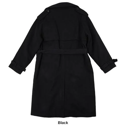 London Fog - Iconic Trench Coat - Black - 46R, Men's