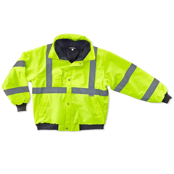Ergodyne 8380 GloWear Class 3 Bomber Jacket - Lime