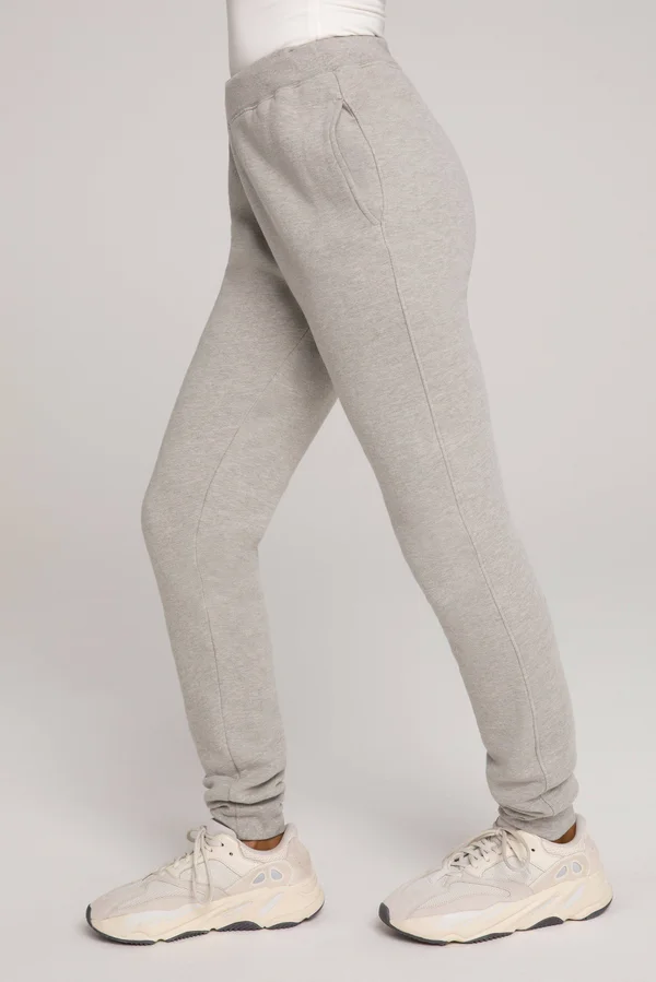 Good American Women's Good Waist Jogger in Heather Grey Size 0