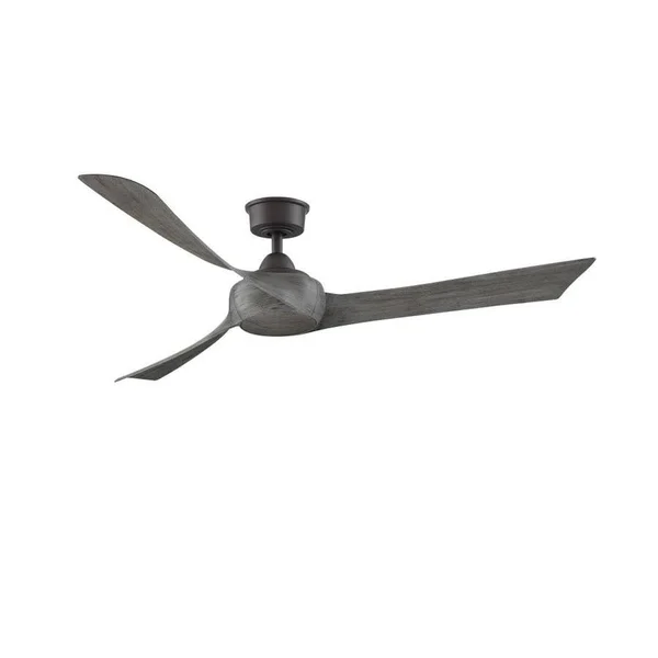 Fanimation Wrap Custom Matte Greige 60-in Indoor/Outdoor Ceiling Fan (3-Blade) - FPD8530GR-60WE