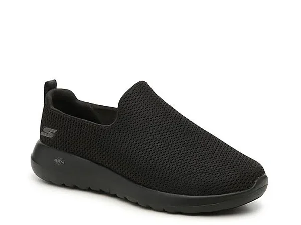 Skechers Men's Gowalk Max Casual Slip-On Shoes, Black, 11EW