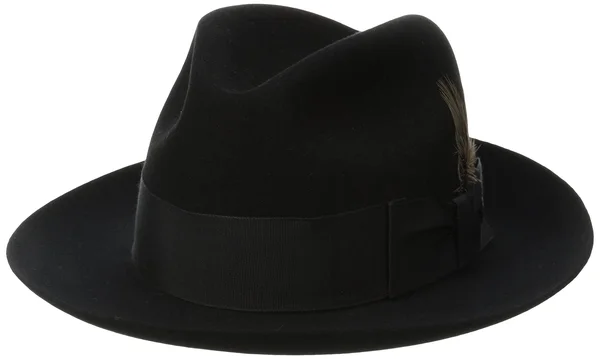 Stetson Temple Fur Felt Fedora Hat, Size: 7 1/8, Black