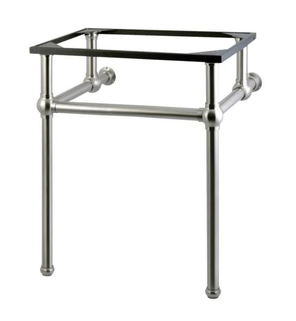 Kingston Brass VBH242030PN Templeton 24x22 x 20-3/8x22 x 30x22 Brass Console Sink Legs, Polished Nickel