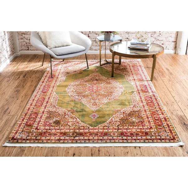 Unique Loom Baracoa Regla Turquoise 2& 7 x 10& 0 Runner Rug
