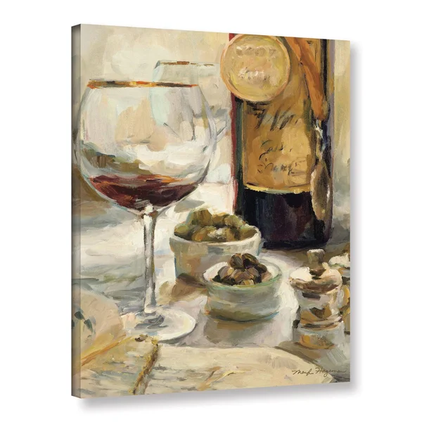 ArtWall Marilyn Hageman&s Award Winning Wine 1 - Gallery Wrapped Canvas - 18 x 24