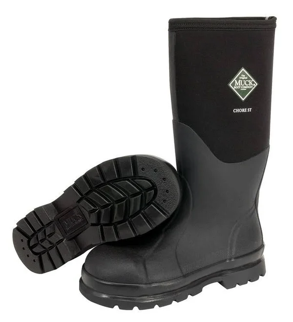 Muck - Chore Steel Toe Boot - Black 9