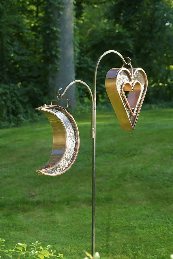 Good Directions Fly-Thru Heart Bird Feeder, Venetian Bronze