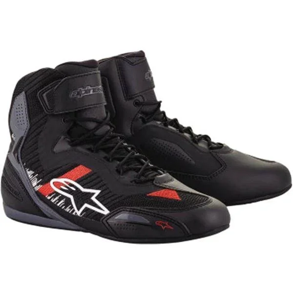 Alpinestars Faster 3 Rideknit Shoes - Black/Grey/Red - 14
