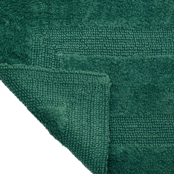 Solid Reversible Long Bath Rug Green - Yorkshire Home