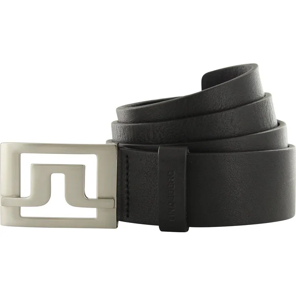 J.Lindeberg Slater 40 Pro Leather Stuf Golf Belt 2018, Black