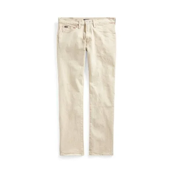 Ralph Lauren Men's Varick Slim Straight Jean - Size 29 in Hudson Light Khaki