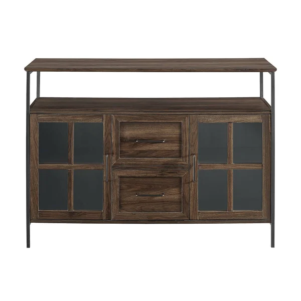 Walker Edison Reclaimed Barnwood TV Stand (Accommodates TVs Up to 80-in) in Brown - LW70ARSMDRO