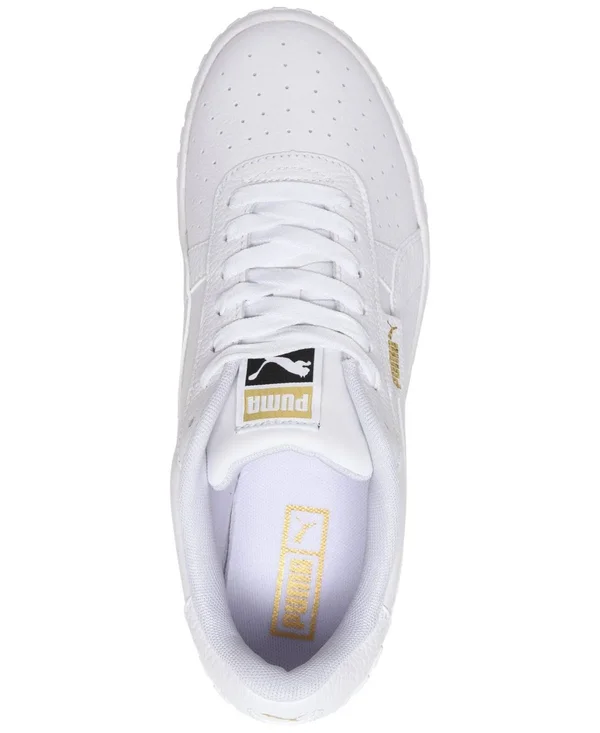 Puma Cali Wedge Women's Sneakers - White/Black, 5.5