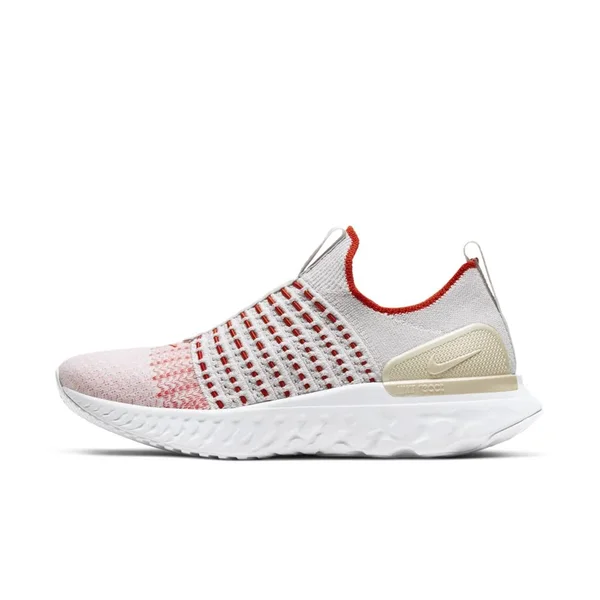 Nike React Phantom Run Flyknit 2 Women's Running Shoes in Grey - Size: 11, CJ0280-003