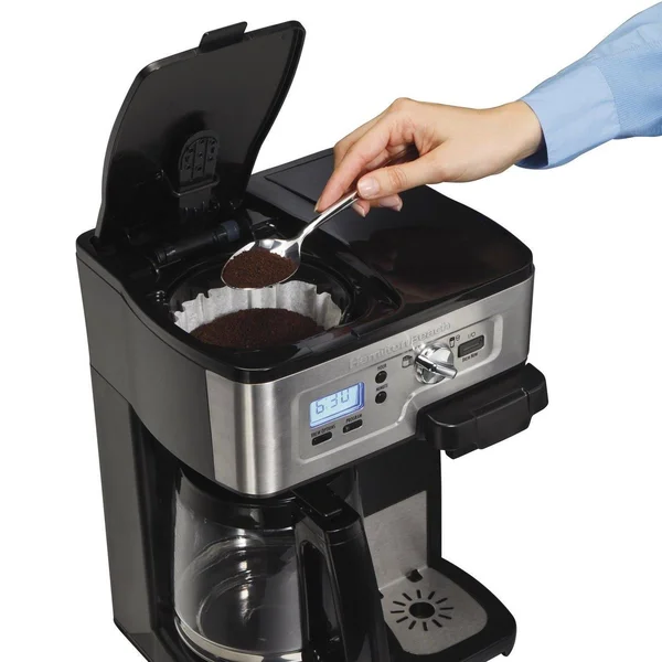 Hamilton Beach FlexBrew 12 Cup Coffee Maker + Proctor-Silex Belgian Waffle Maker