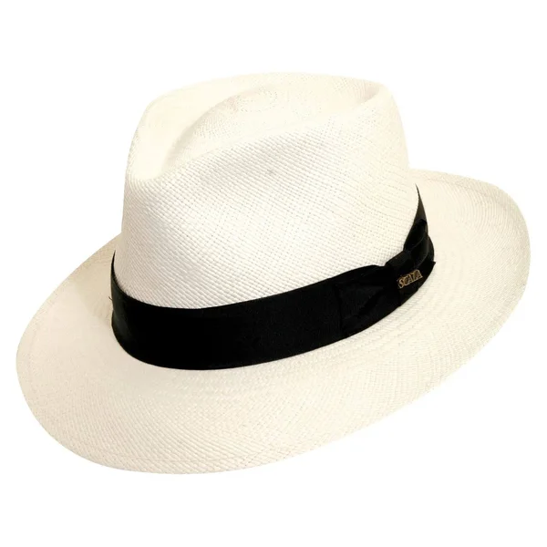 Scala Men's P226 Panama C-Crown Fedora - Bleach