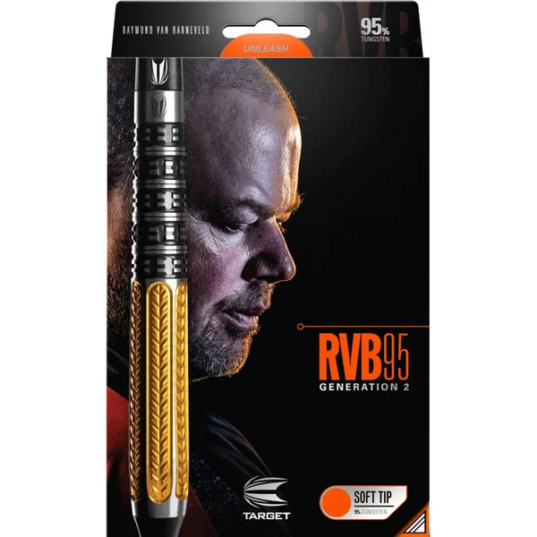 Target Raymond Van Barneveld RVB Gen 2 Soft Tip Darts - 19gm