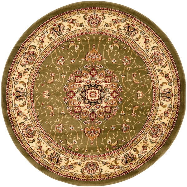 Safavieh Lyndhurst Sage/Ivory 8 ft. x 8 ft. Round Area Rug