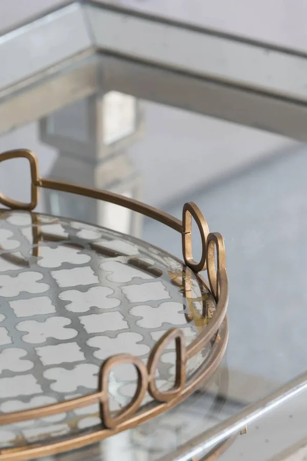 Au0026B Home Tray Gold