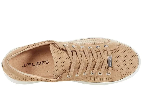 J/Slides Nancee Sneaker Sand Nubuck - Tan 6.5 Medium
