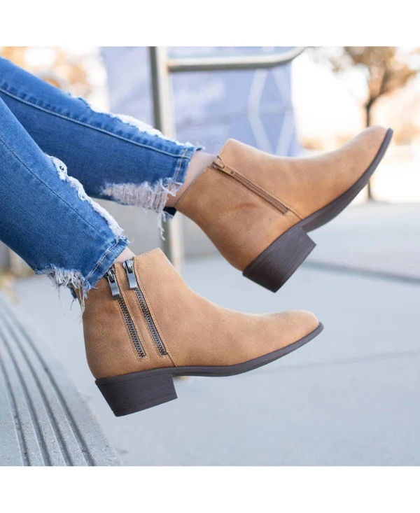Journee Collection Women's Jayda Bootie Grey 11
