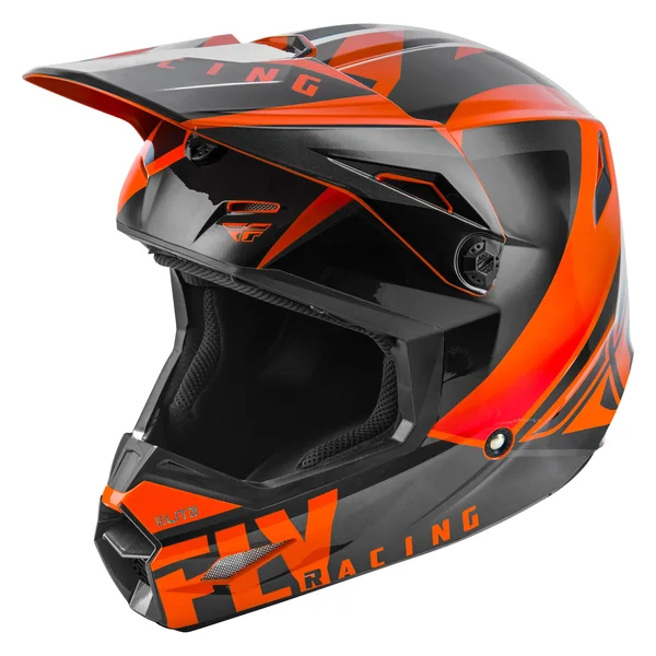 Fly Racing 73-8618-6 Elite Vigilant Helmet Orange/Black MD