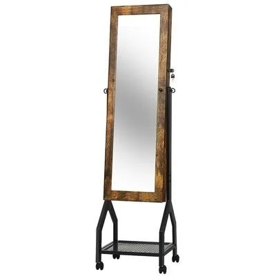 Felsenthal Jewelry Armoire with Mirror 17 Stories