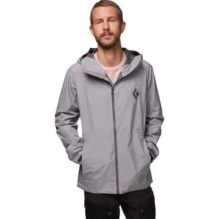 Black Diamond Liquid Point Shell Jacket - Men's Nickel - XL