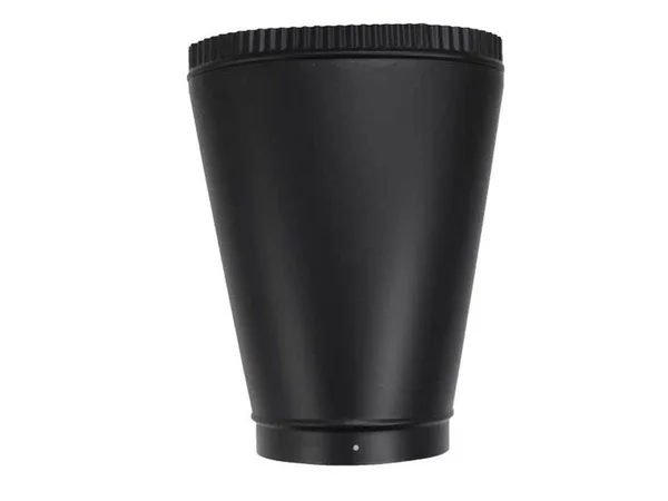Vermont Castings 0001860 6 x 11 in. Oval to Round Adapter Classic Black