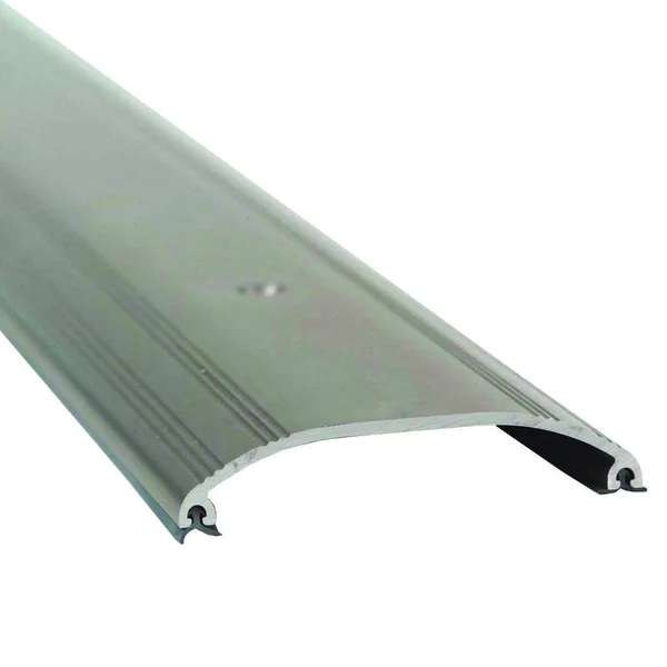 M-D Building Products Low Dome Top 3-1/2 in. x 68-1/2 in. Satin Nickel Aluminum Threshold - Brite Gold