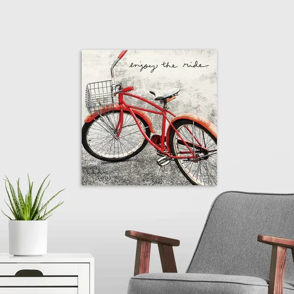 Enjoy The Ride, Canvas Wall Art, 20x20, Great Big Canvas