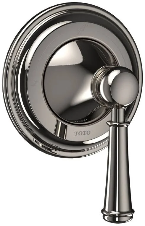 Toto TS220D1#CP Vivian Two-Way Diverter Trim with Off-Lever Handle - Polished Chrome