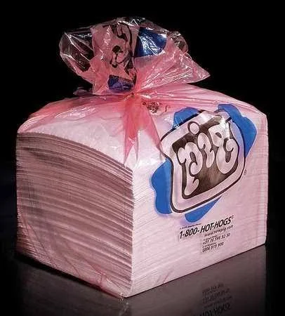 Pig MAT214 Absorbent Mat Pad, Absorbs 22 gal. Oil-Based Liquids, PK 100, White