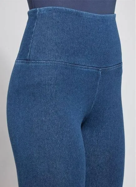 Lysse Leggings 6175 Slimming Denim Legging - Mid Grey