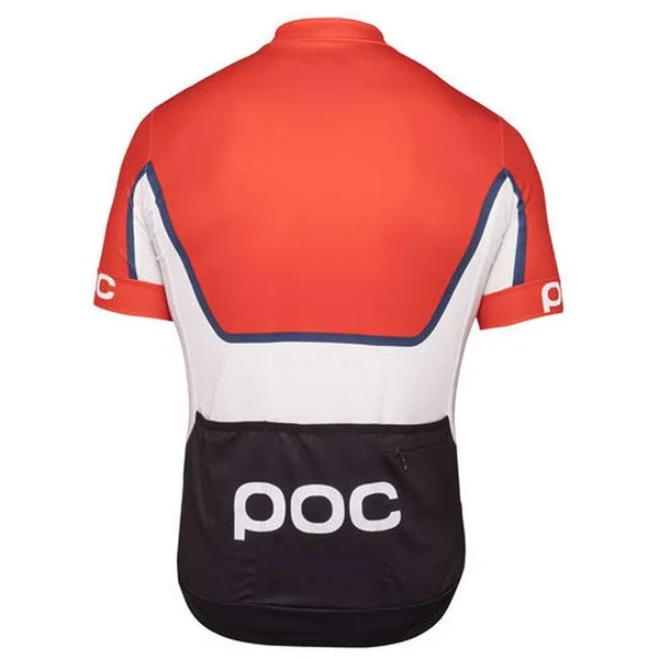 POC Essential Road Block Jersey - Men's Steel Multi Grey - S