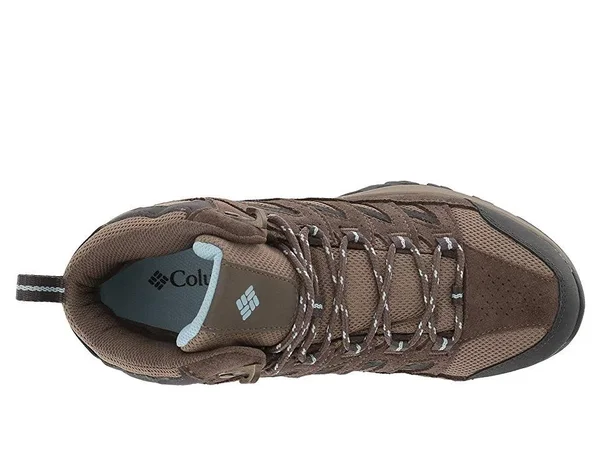 Columbia Women's Crestwood Mid Waterproof Boot - 9.5 - Pebble, Oxygen