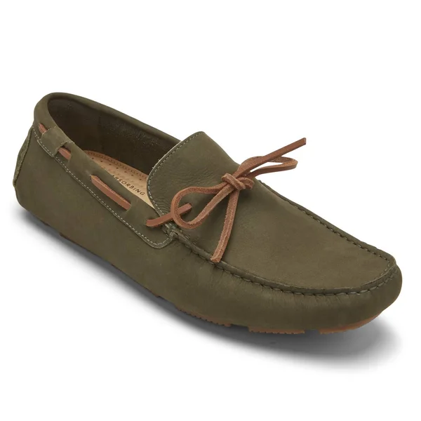 Rockport Mens Rhyder Tie Loafer Shoes - Size 10.5 W - Green