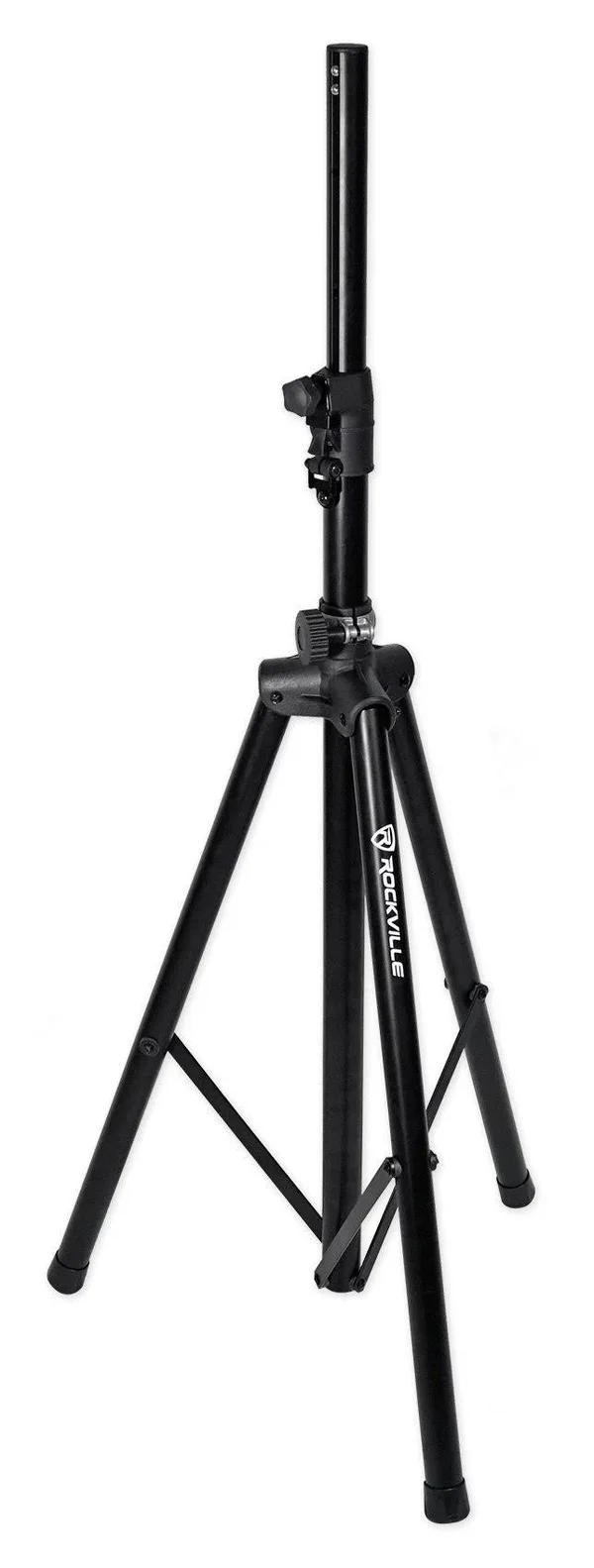 4 Rockville DJ PA Tripod Speaker Stands+Bags, Hydraulic Air Auto Lift RVSS4AB