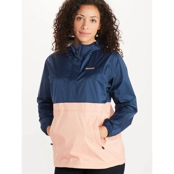 Marmot PreCip Eco Anorak - Women's Royal Night/Black, Xs