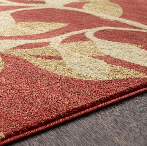 Transitional BHS-0058110 Turkish Poly Burgundy Floral Entryway Rug