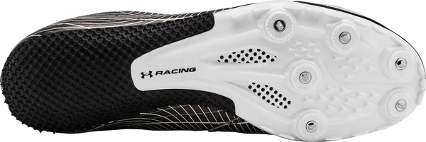 Under Armour Kick Sprint 3 Running Spikes - Grey/Black - 5.5