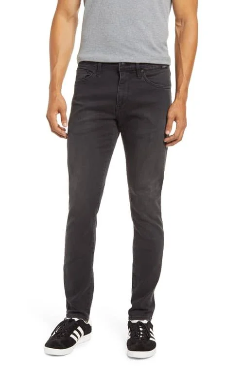 Mavi Men's James Skinny in Smoke Supermove, Men's Jeans