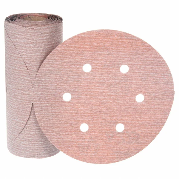 Norton 66261131503 PSA Disc Roll - 6 Hole, 6 in, P600G, Alo
