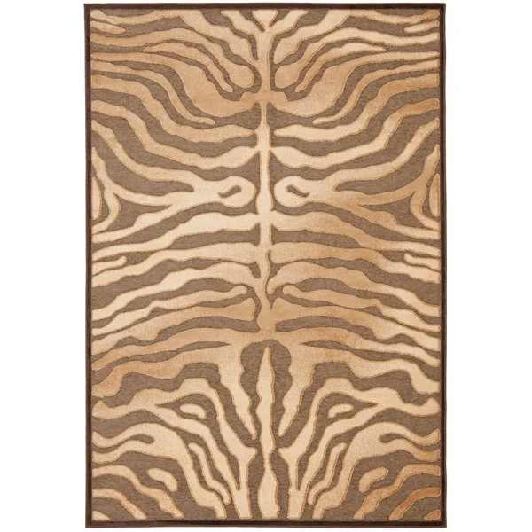 Safavieh Paradise Rug PAR83 Brown - Creme, 2& 7x22 x 4&