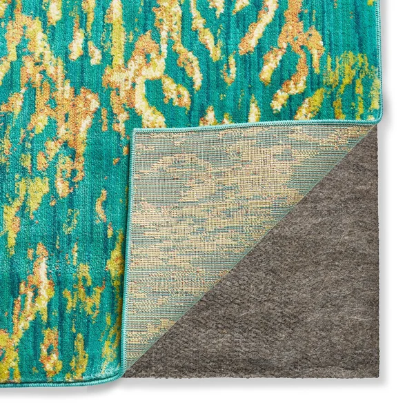 Alexander Home Contemporary Green/ Yellow Ikat Area Rug - 3&9 inch x 5&2 inch