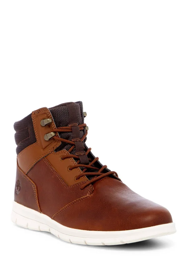 Timberland Men's Graydon Memory Foam Water Resistant Sneaker Boots (Medium Brown) - Size 7.0 M - Style # 92091