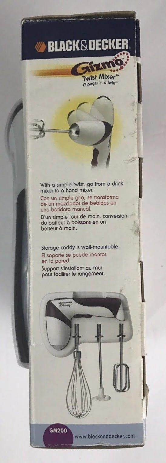 Black & Decker Gm200 Gizmo Twist Mixer