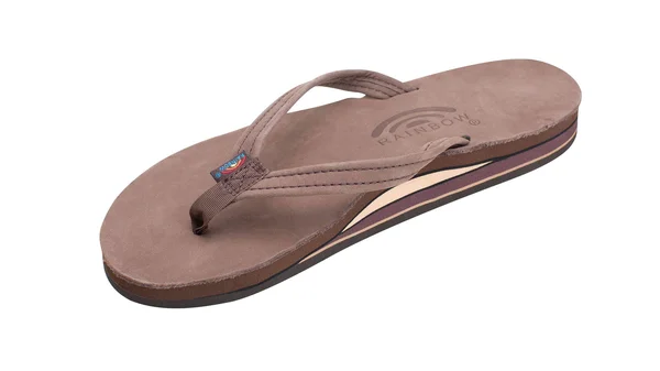 Rainbow Sandals Women's Double Layer Narrow Strap Expresso